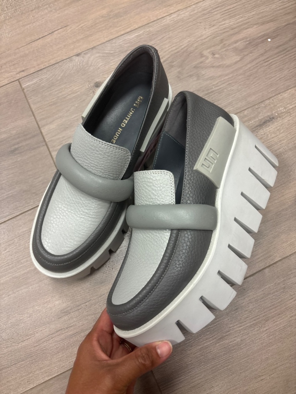 United Nude gray platform shoes 37 - Picture 3 of 10